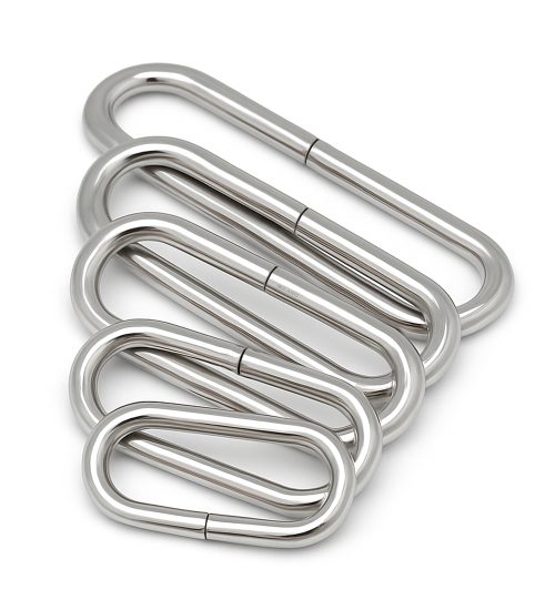 Eslabón ovalado niquelado