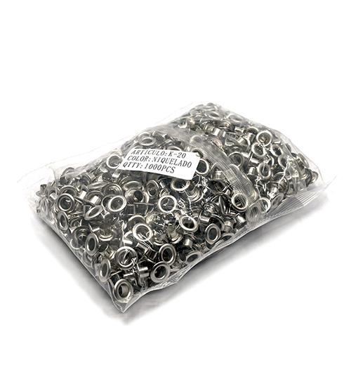 Ojillo metálico K-20 Níquel