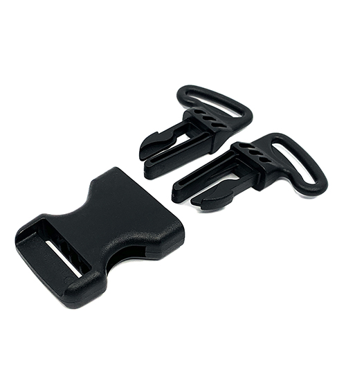 Broche doble de acetal 1"