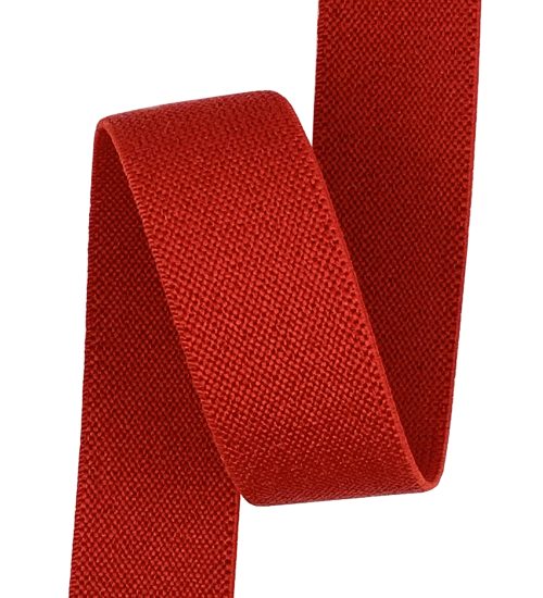 Elástico afelpado 1" Rojo