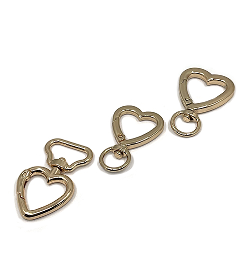 Mosquetón en forma de corazón