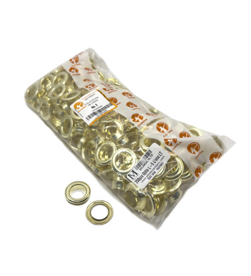 Ojillo metálico Diana L-5 Latón