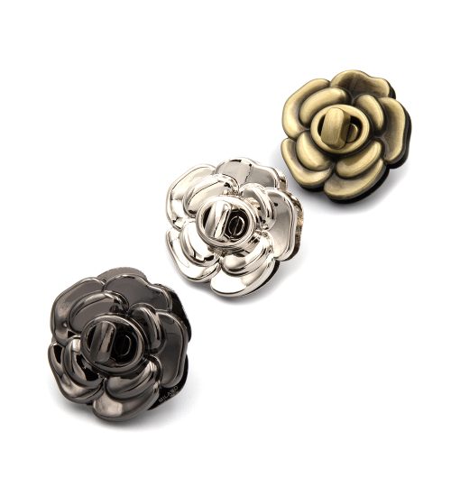 Broche torniquete de flor