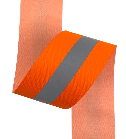 Reflejante Dual C1 Naranja /Plata