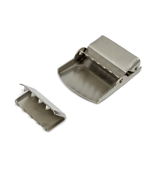 Hebilla Politon Pulida 32mm Níquel