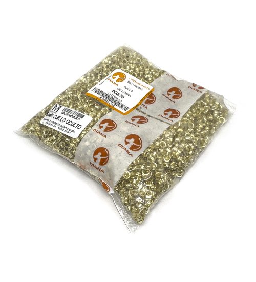 Ojillo metálico Diana Oculto Latón