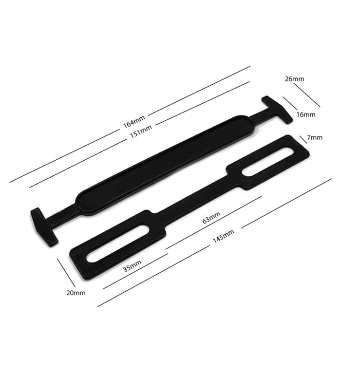 Asa de plástico para caja