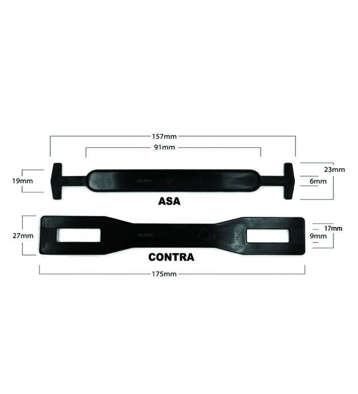 Asa de plástico para caja C-4