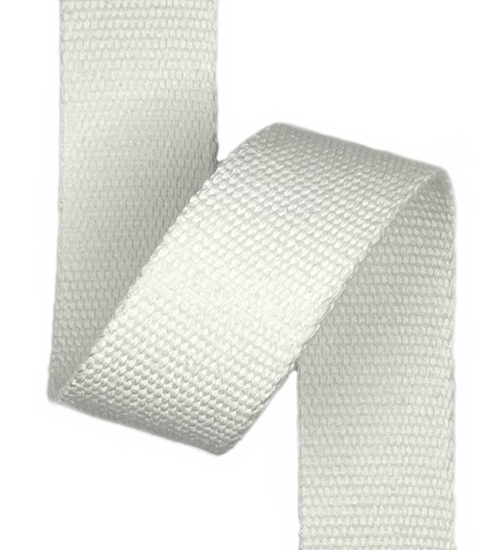 Cinta de algodón 1 1/2" Blanca