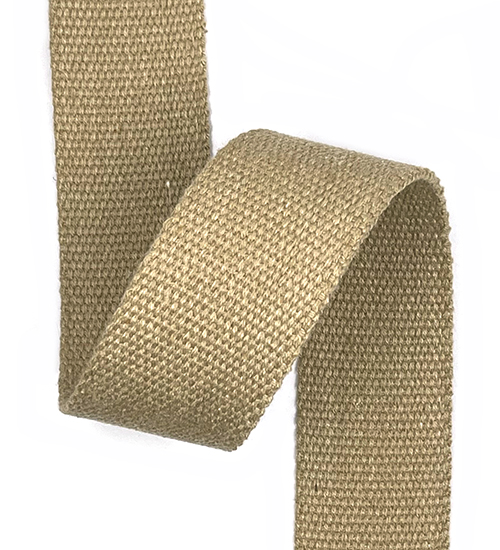 Cinta de algodón 1 1/2" Kaki