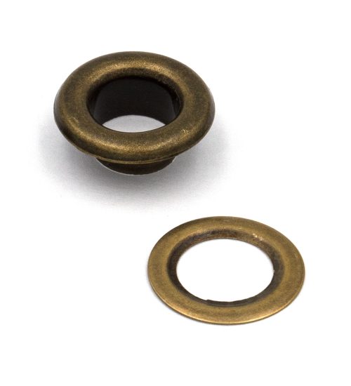 Ojillo metálico Milano K-145 Latón Viejo