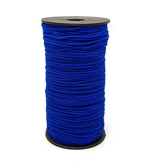 Elástico tubular 3mm Azul Rey