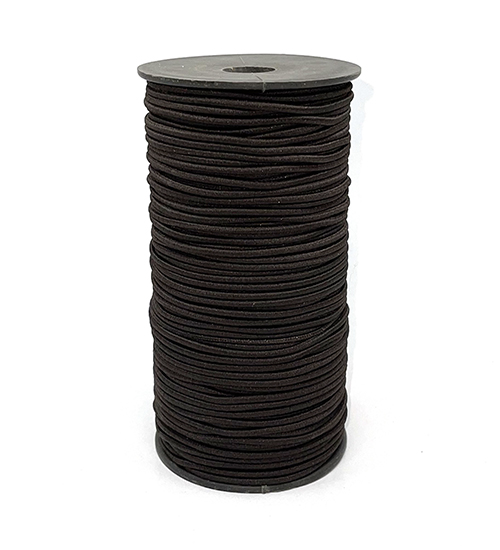 Elástico tubular 3mm Negro