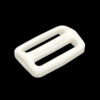Hebilla dos pasos 19mm blanca