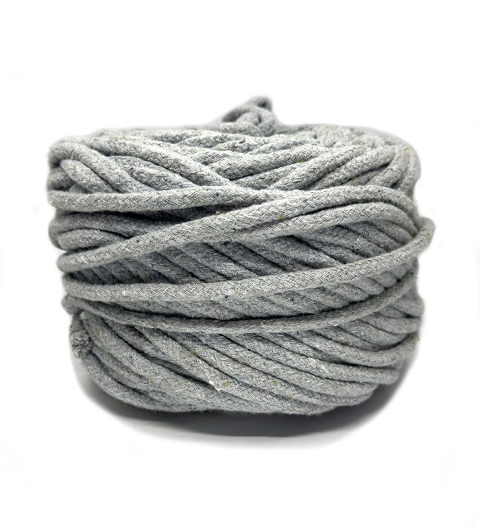 Cuenda de algodón 5 mm Gris Perla