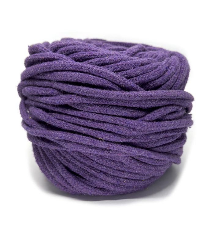 Cuenda de algodón 5 mm Morada