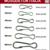 Mosquetones metálicos Italia