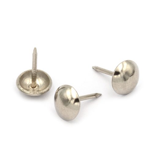 Clavillo liso para tapicería níquel